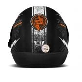 CAPACETE SUPER SPORT PRETO/LARANJA 60 788