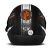 CAPACETE SUPER SPORT PRETO/LARANJA 60 788