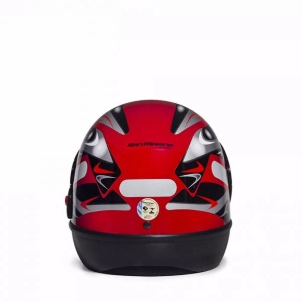 CAPACETE SAN MARINO VERMELHO 62