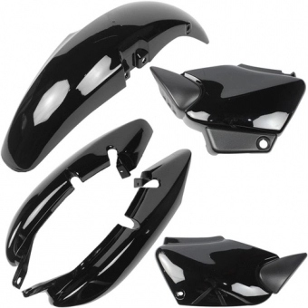 KIT CARENAGEM TITAN 125 PRETO 00-04/ FAN 125 PRETO