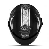 CAPACETE SUPER SPORT PRETO/PRATA 56 788