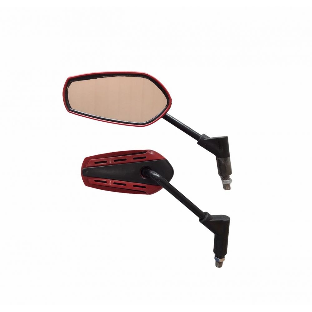 RETROVISOR PREMIUM MTX BASE VERMELHO HASTE CUSTOM