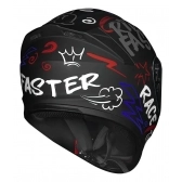 CAPACETE HIT FASTER MATTE BLACK/RED 58/M