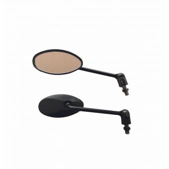 RETROVISOR OLHO DE GATO ARTICULADO P/ YAMAHA  (PAR