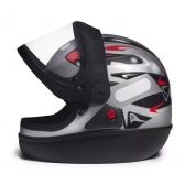 CAPACETE SAN MARINO PRATA 58