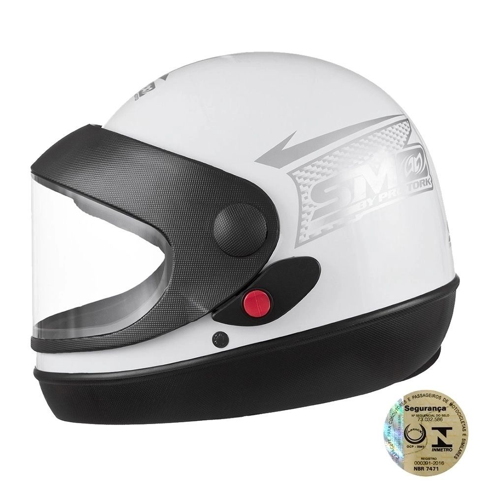 CAPACETE SM BRANCO 56