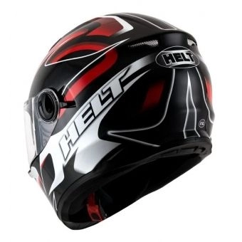 CAPACETE NEW RACE GLASS BELL PRETO/ VERMELHO 61