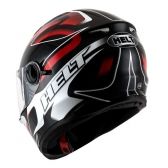CAPACETE NEW RACE GLASS BELL PRETO/ VERMELHO 61