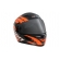 CAPACETE VALLEN SAVAGE PRETO/ LARANJA 58