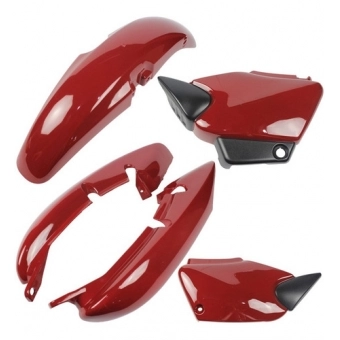 KIT CARENAGEM TITAN 125 VERMELHO 02/03