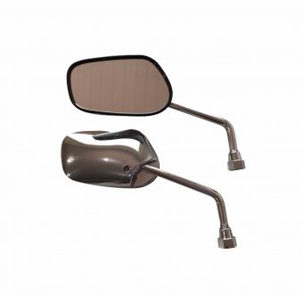 RETROVISOR MINI TITAN 00 CROMADO (PAR)