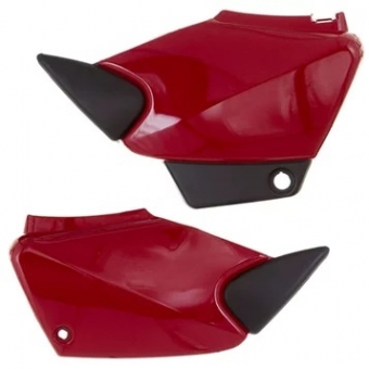 TAMPA LATERAL FAN 125 VERMELHO 07