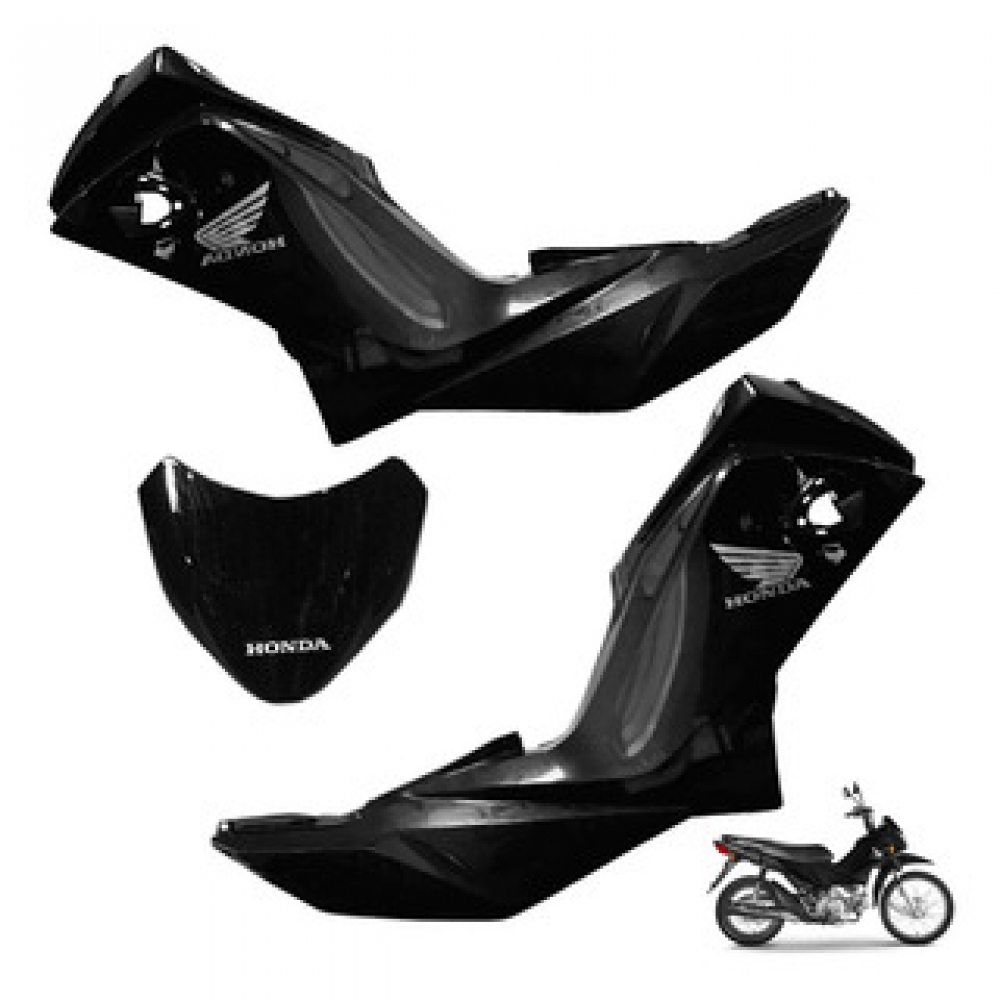KIT CARENAGEM POP 110 PRETO 16-22