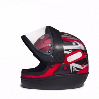 CAPACETE SAN MARINO VERMELHO 56