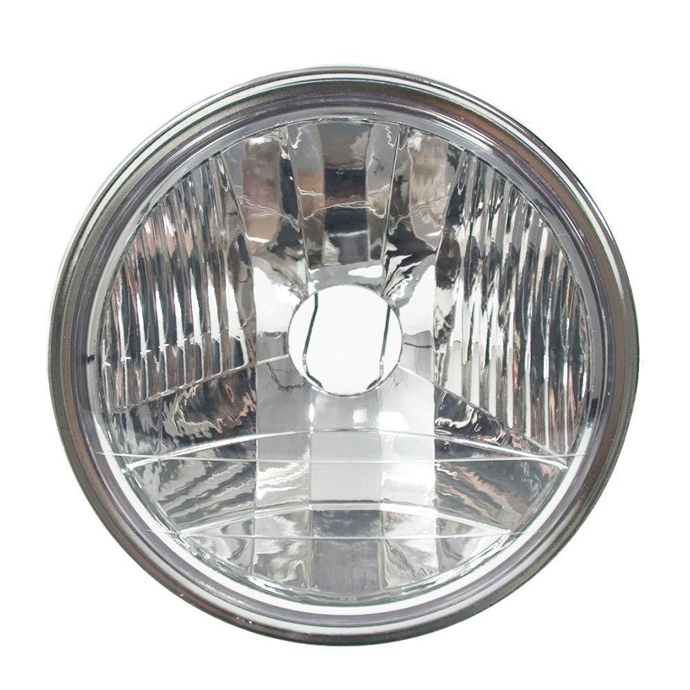 BLOCO OTICO YBR 125 05-/ FAZER 250 C/ ARO CROMADO