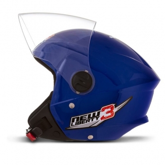 CAPACETE NEW LIBERTY 3 AZUL 56