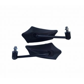 RETROVISOR GOLD BASE PRETA ARTICULADO (PAR)