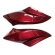 CARENAGEM FAROL LATERAL TITAN 150 VERMELHO 11-12