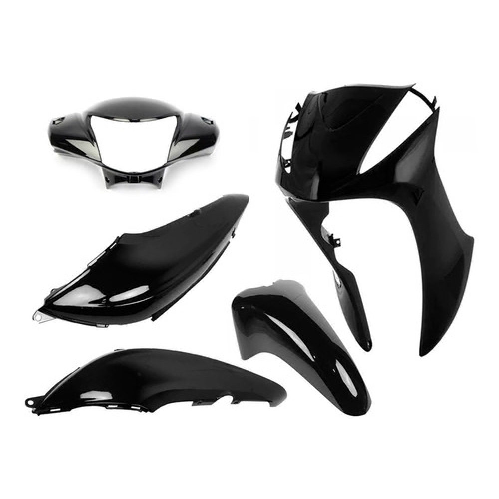 KIT CARENAGEM BIZ 125 PRETO 16 EX