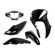 KIT CARENAGEM BIZ 125 PRETO 16 EX