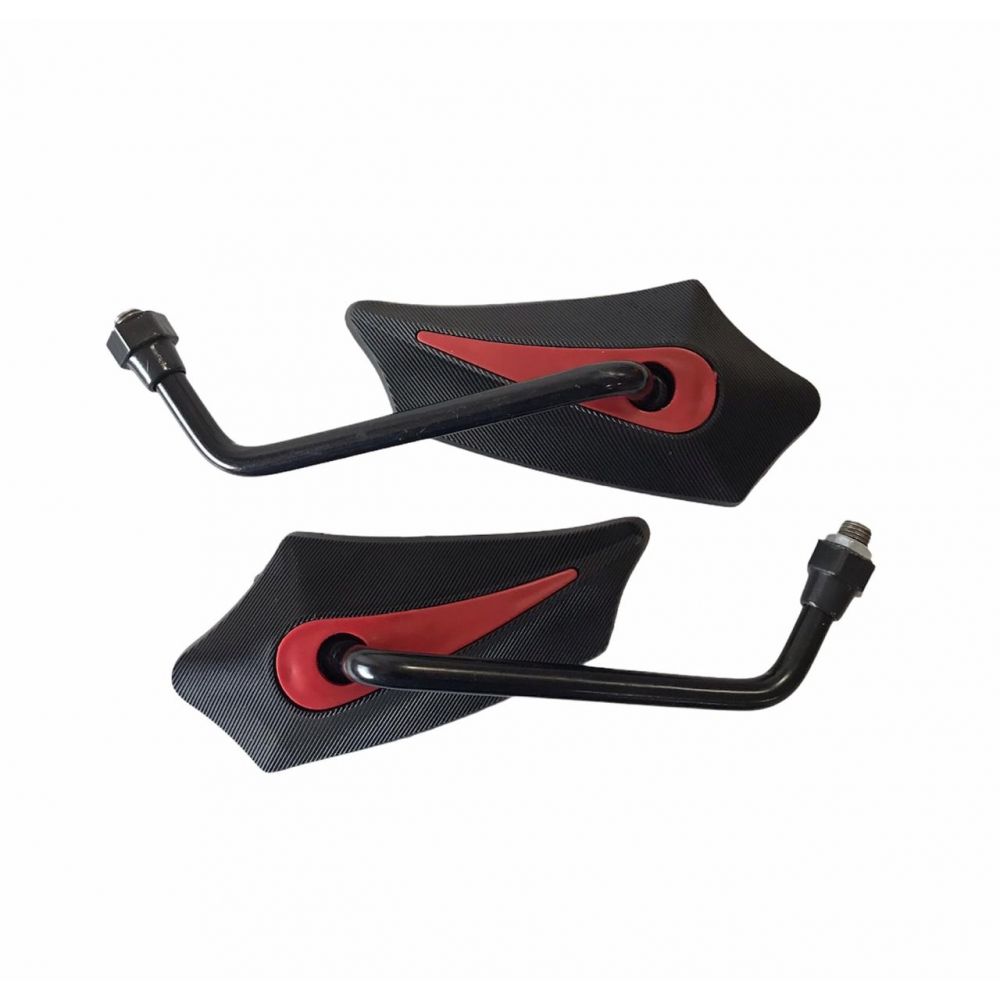 RETROVISOR GOLD BASE VERMELHA P/ YAMAHA