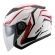 CAPACETE ABERTO C/OCULOS NEW CITY BRANCO/ VERM 62