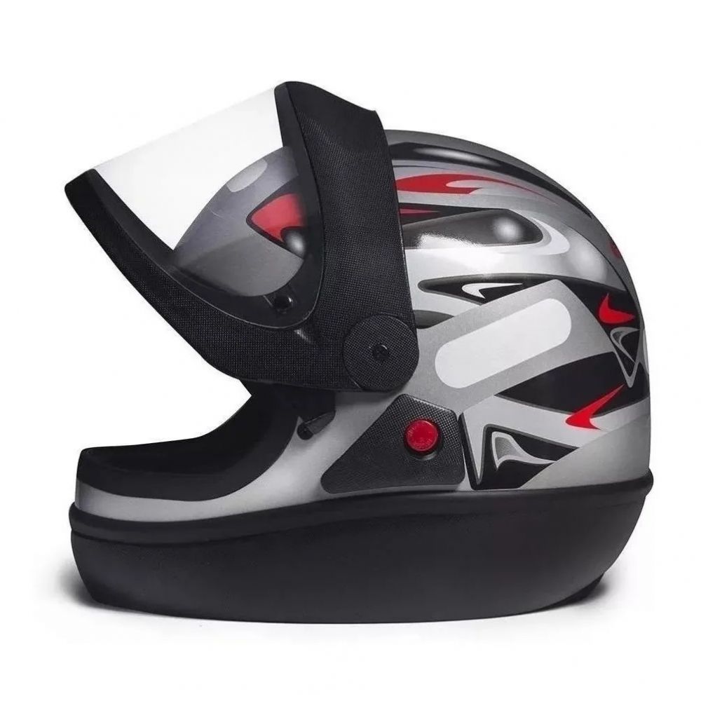 CAPACETE SAN MARINO PRATA 60