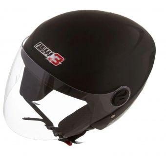 CAPACETE NEW LIBERTY 3 PRETO FOSCO 56