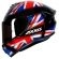 CAPACETE AXXIS DRAKEN UK GLOSS BLACK/RED/BLUE 64/X