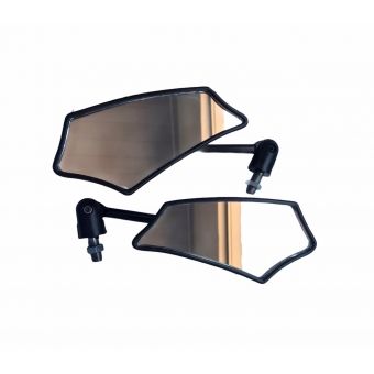 RETROVISOR GOLD BASE ROSA ARTICULADO P/ YAMAHA