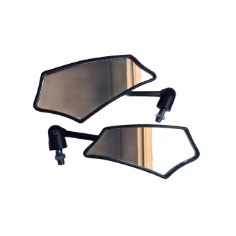 RETROVISOR GOLD BASE ROSA ARTICULADO P/ YAMAHA