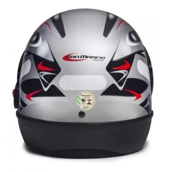 CAPACETE SAN MARINO PRATA 58