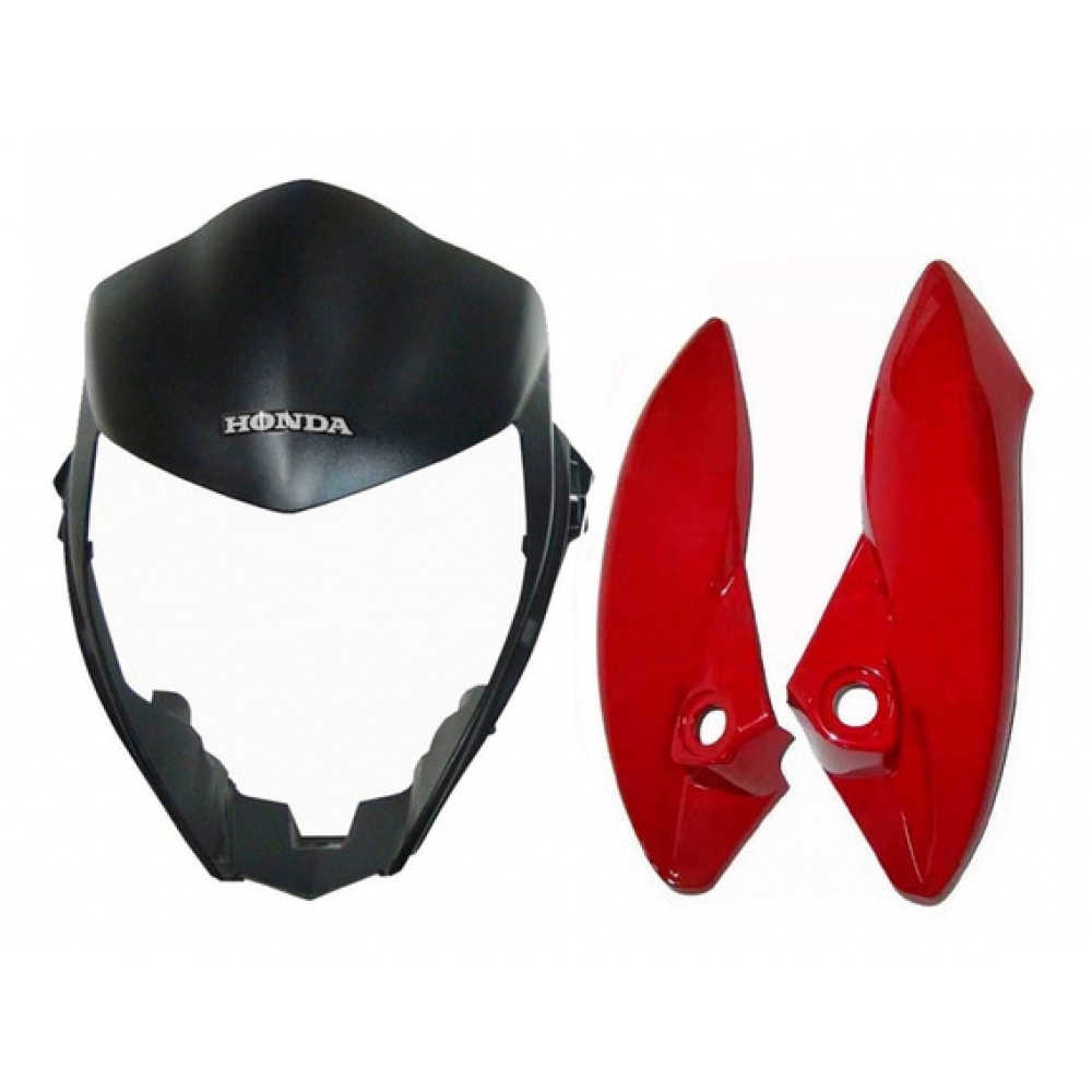 CARENAGEM FAROL LATERAL CB 300 VERMELHO 09-12/ 14-