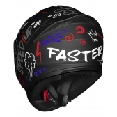 CAPACETE HIT FASTER MATTE BLACK/RED 58/M