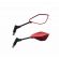 RETROVISOR ESPORTIVO NAJA VERMELHO HASTE CUSTOM (P