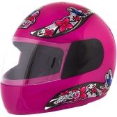CAPACETE LIBERTY 4 ROSA 54 INFANTIL