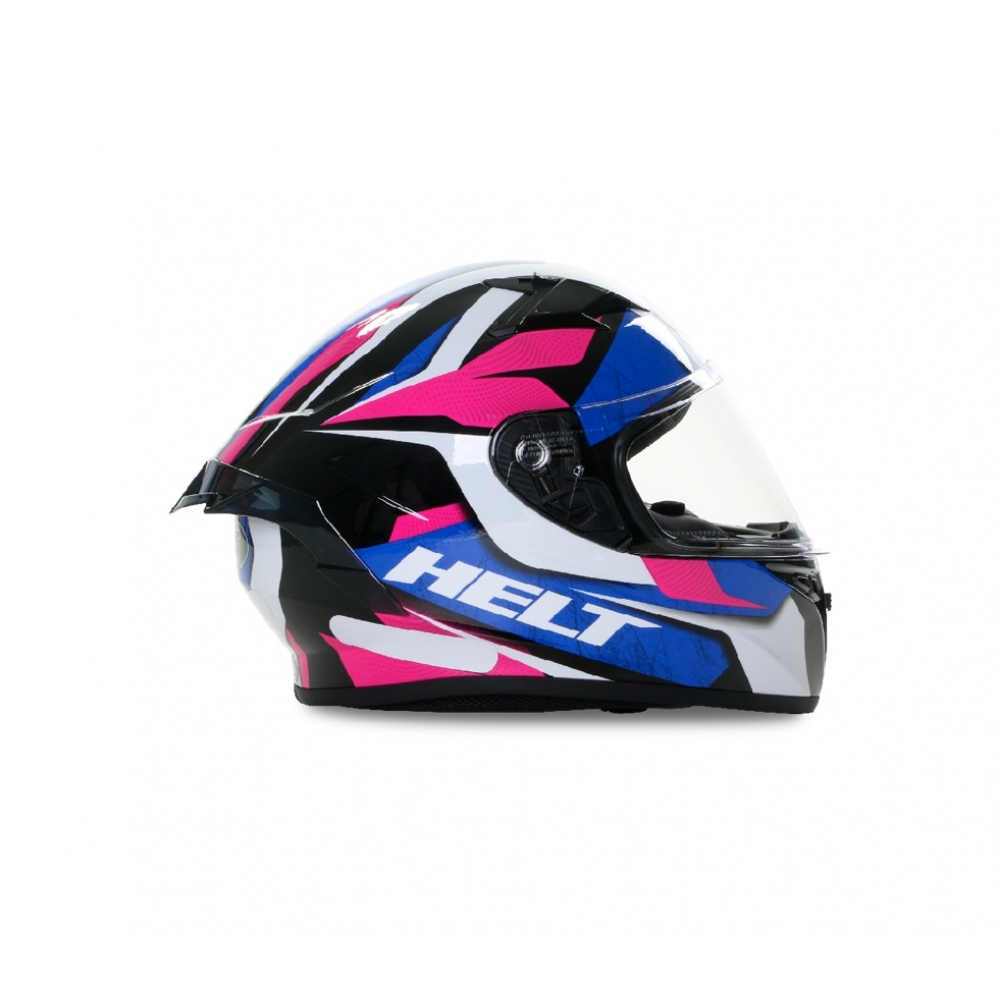 CAPACETE AERO BRANCO/PINK/AZUL 60