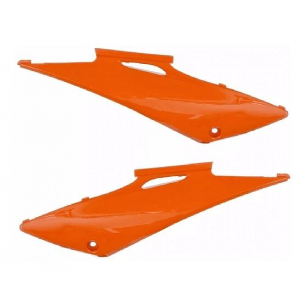 TAMPA LATERAL BROS 150 LARANJA 11-12/ BROS 125 LAR
