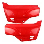 TAMPA LATERAL XLR 125 VERMELHA 97-02/ NX 200 VERME