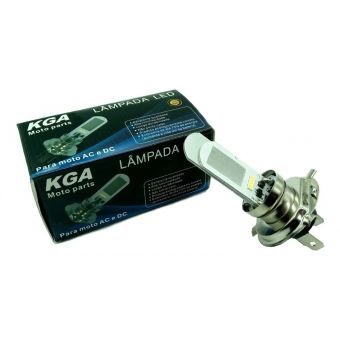 LAMPADA FAROL BIODO LED H4/H7 12 V 6W/8W  S/ REATO