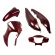 KIT CARENAGEM BIZ 125 VERMELHO 12 EX