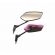 RETROVISOR SILVER BASE ROSA HASTE CUSTOM (PAR)