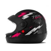 CAPACETE SUPER SPORT PRETO/ROSA 58 788