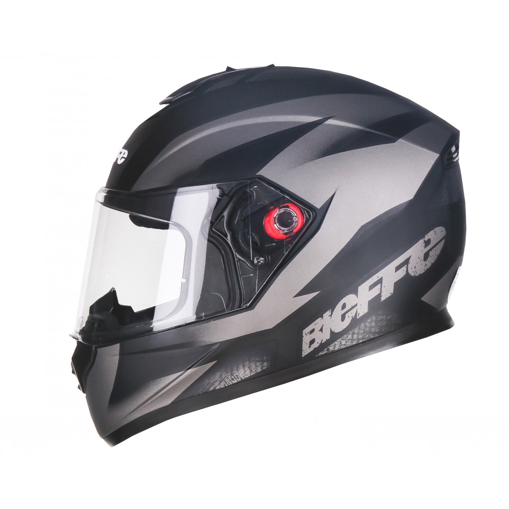 CAPACETE B-12 FLAT PRETO FOSCO/GRA 60