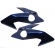 CARENAGEM FAROL LATERAL TITAN 160 AZUL 20
