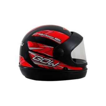 CAPACETE INTERLAGOS PRETO/ VERMELHO 62