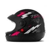 CAPACETE SUPER SPORT PRETO/ROSA 60 788