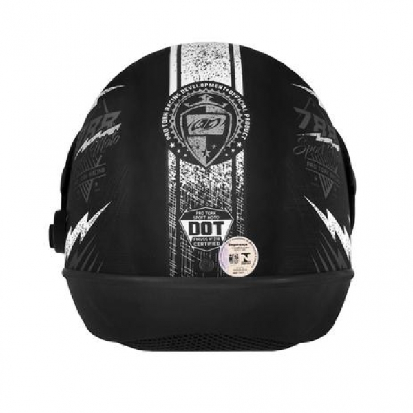 CAPACETE SUPER SPORT PRETO/PRATA 58 788