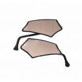 RETROVISOR GOLD BASE VERMELHA P/ YAMAHA