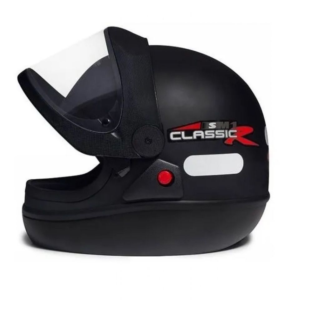 CAPACETE SAN MARINO PRETO FOSCO 56